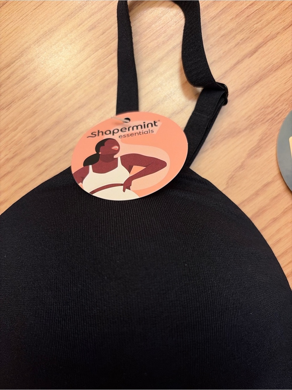 NWT Shapermint Black Seamless Wireless Light Support Bra - Size Small - Picture 3 of 5